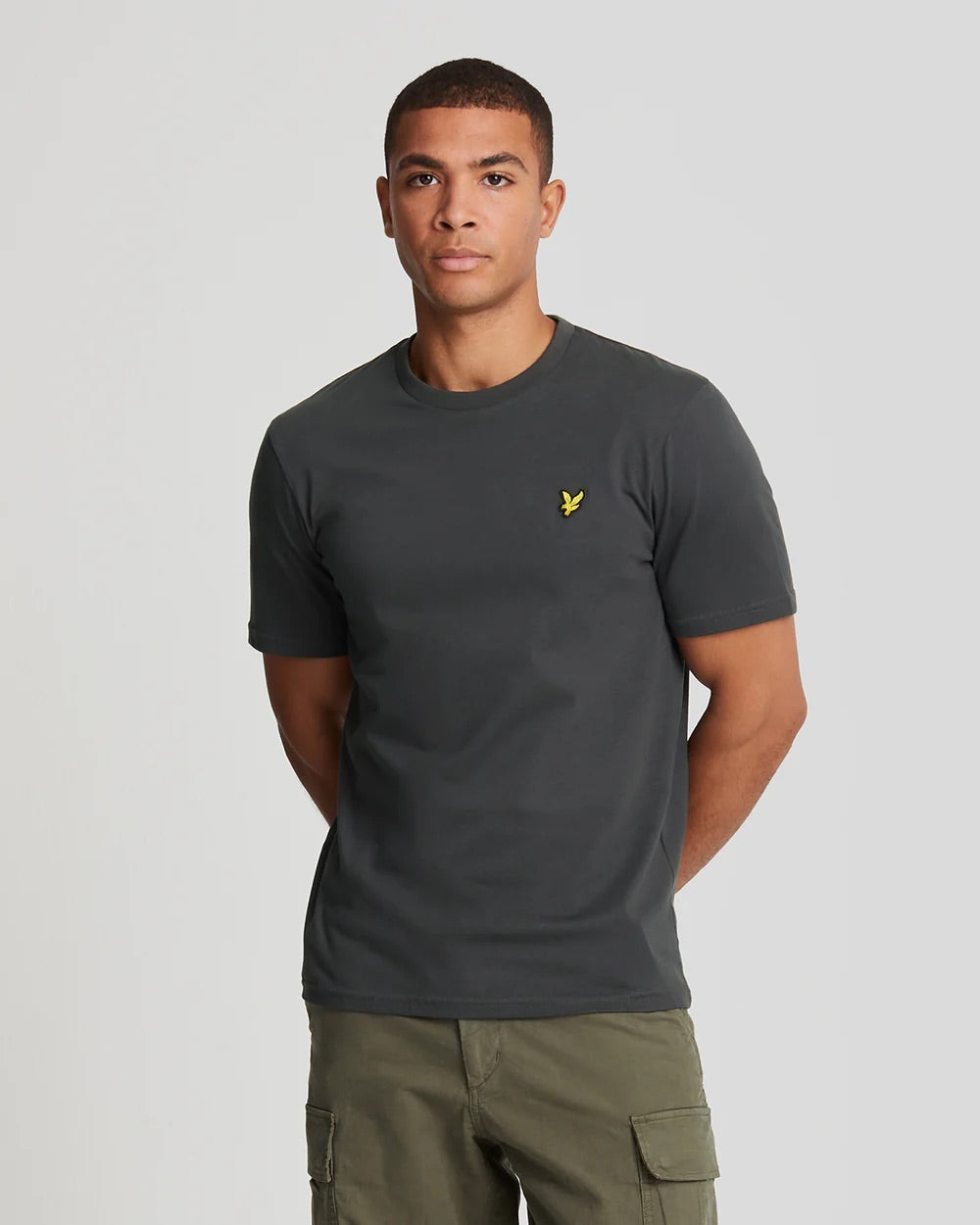 Plain T- Shirt Gunmetal