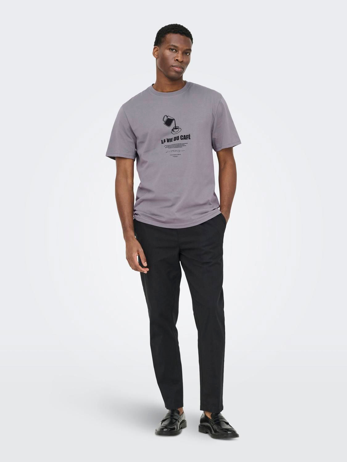 Onsmass Parisien Reg Ss Tee Vd Shark Cafe