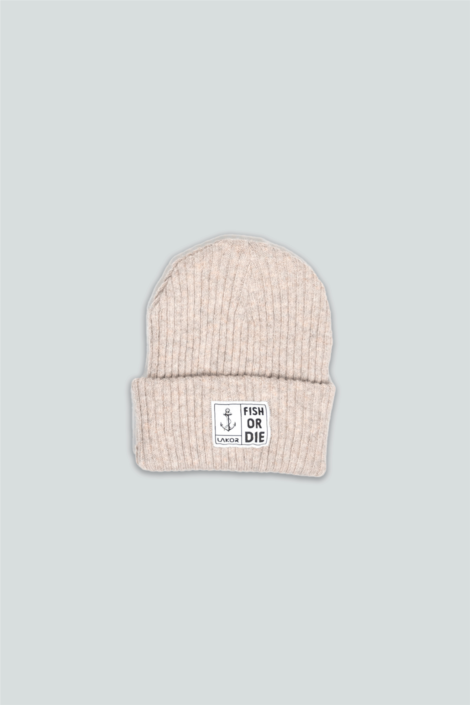 Fish or Die Beanie Sand Sand
