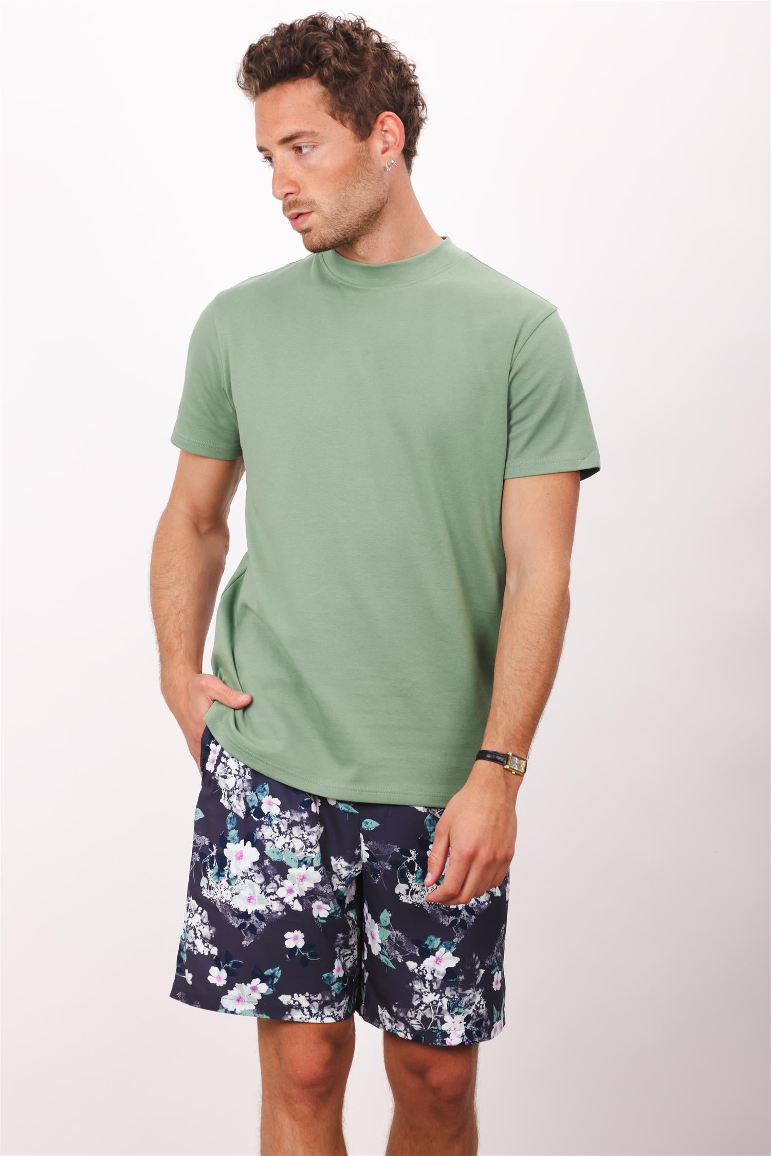 Bruno Tee Hedge Green