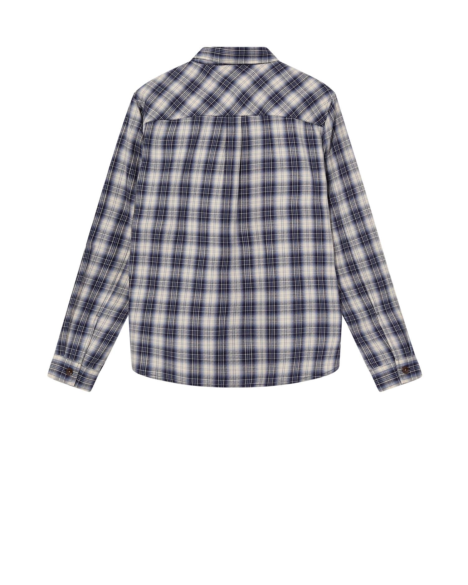 Mmgdavid Spring Check Shirt Estate Blue