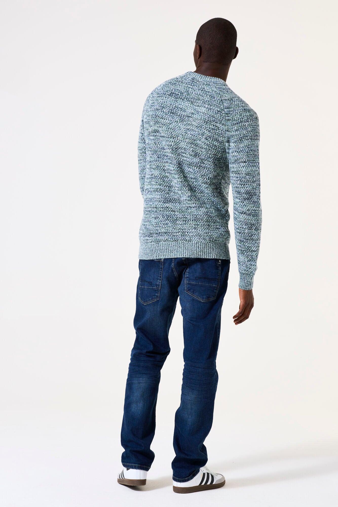 I51243 men´s pullover Frosted Green