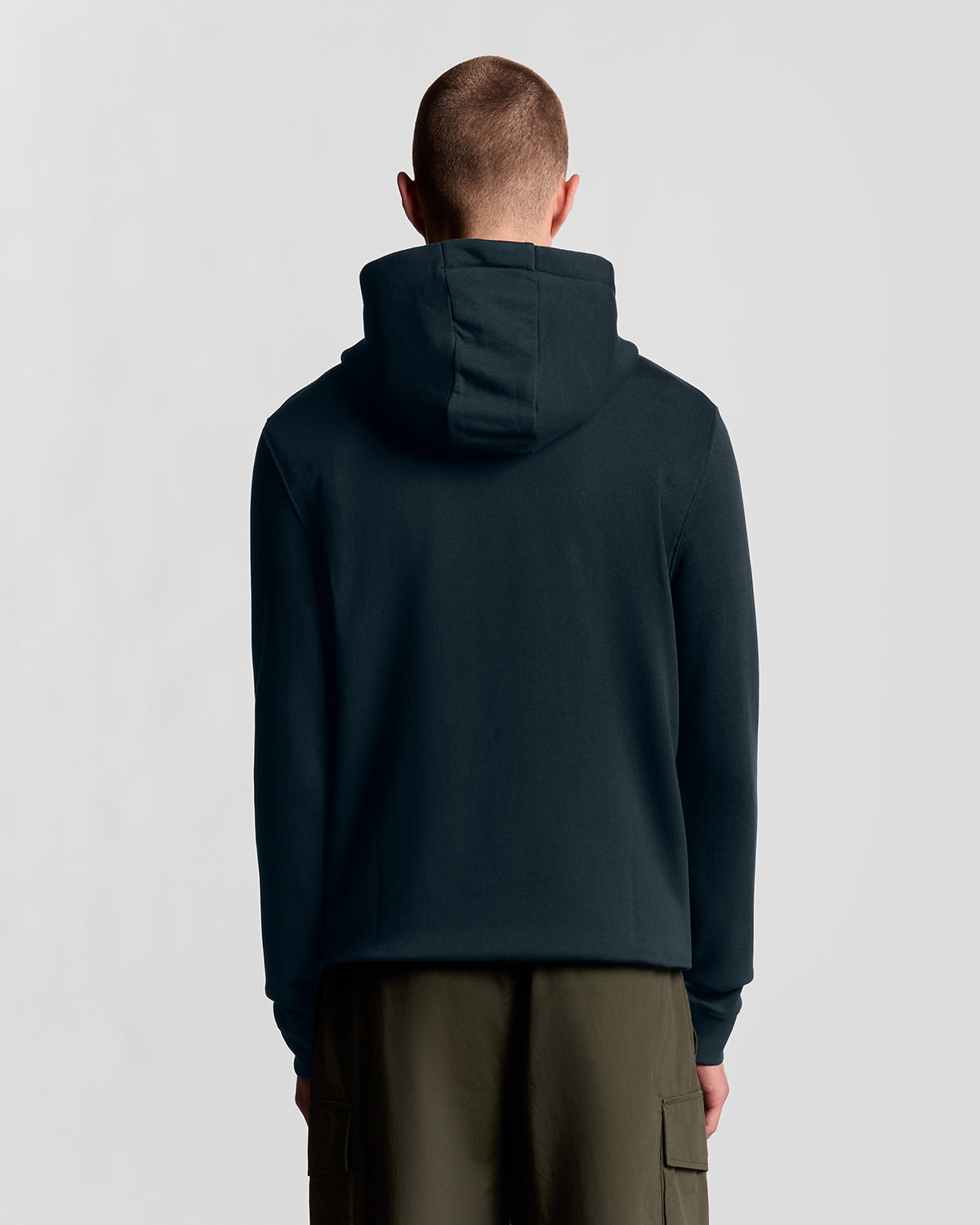 Zip Through Hoodie Dark Navy