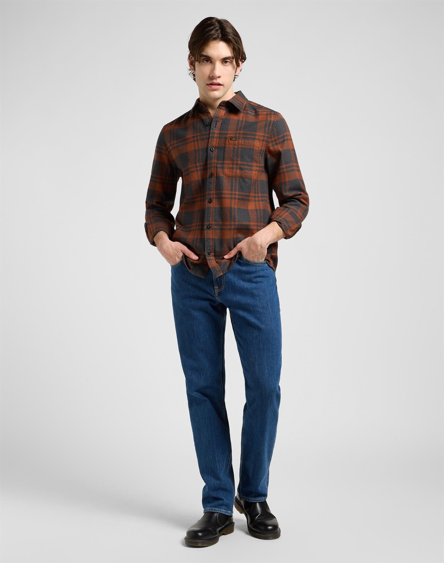 Leepatch shirt copper field Copper Field