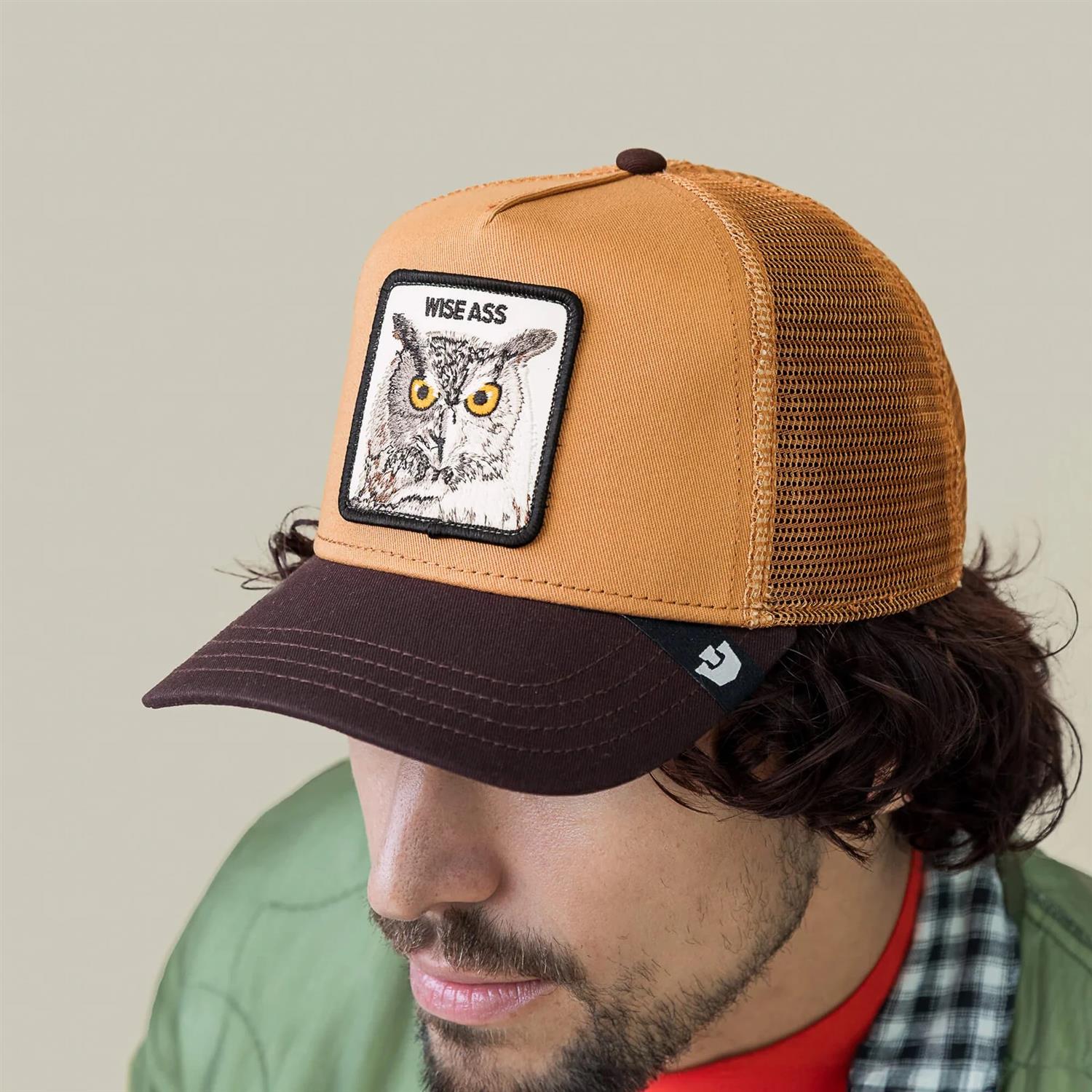 Wise Ass Trucker Camel Brown
