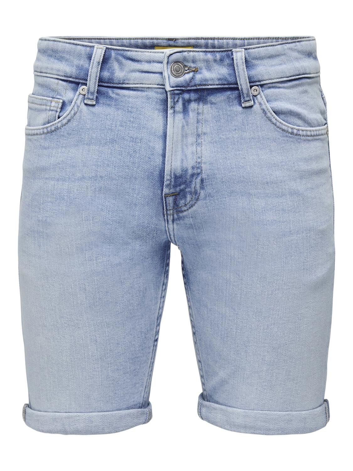 Onsply Lb 5189 Tai Dnm Shorts Noos Light Blue Denim