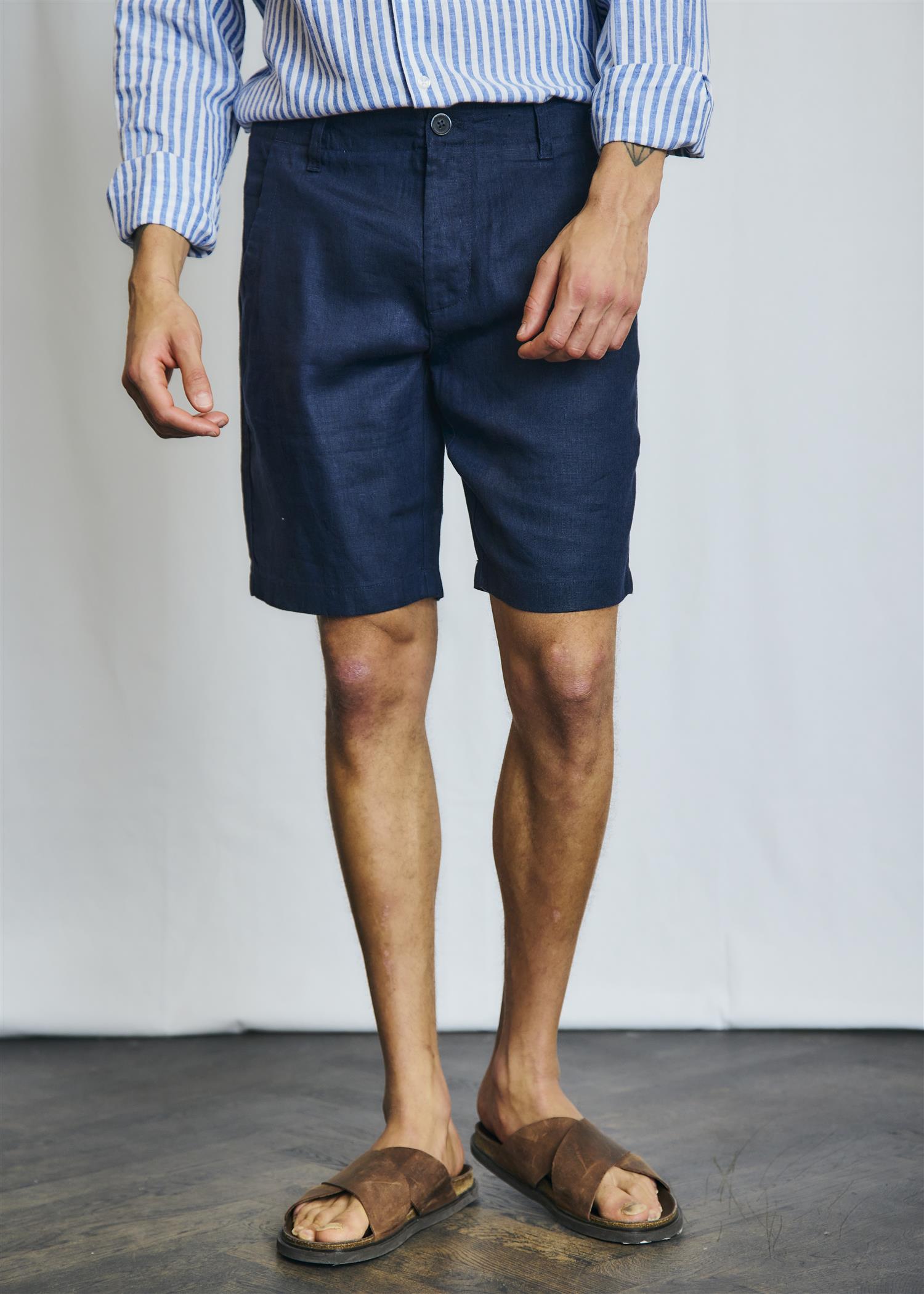 BS Peppon Regular Fit Shorts Navy