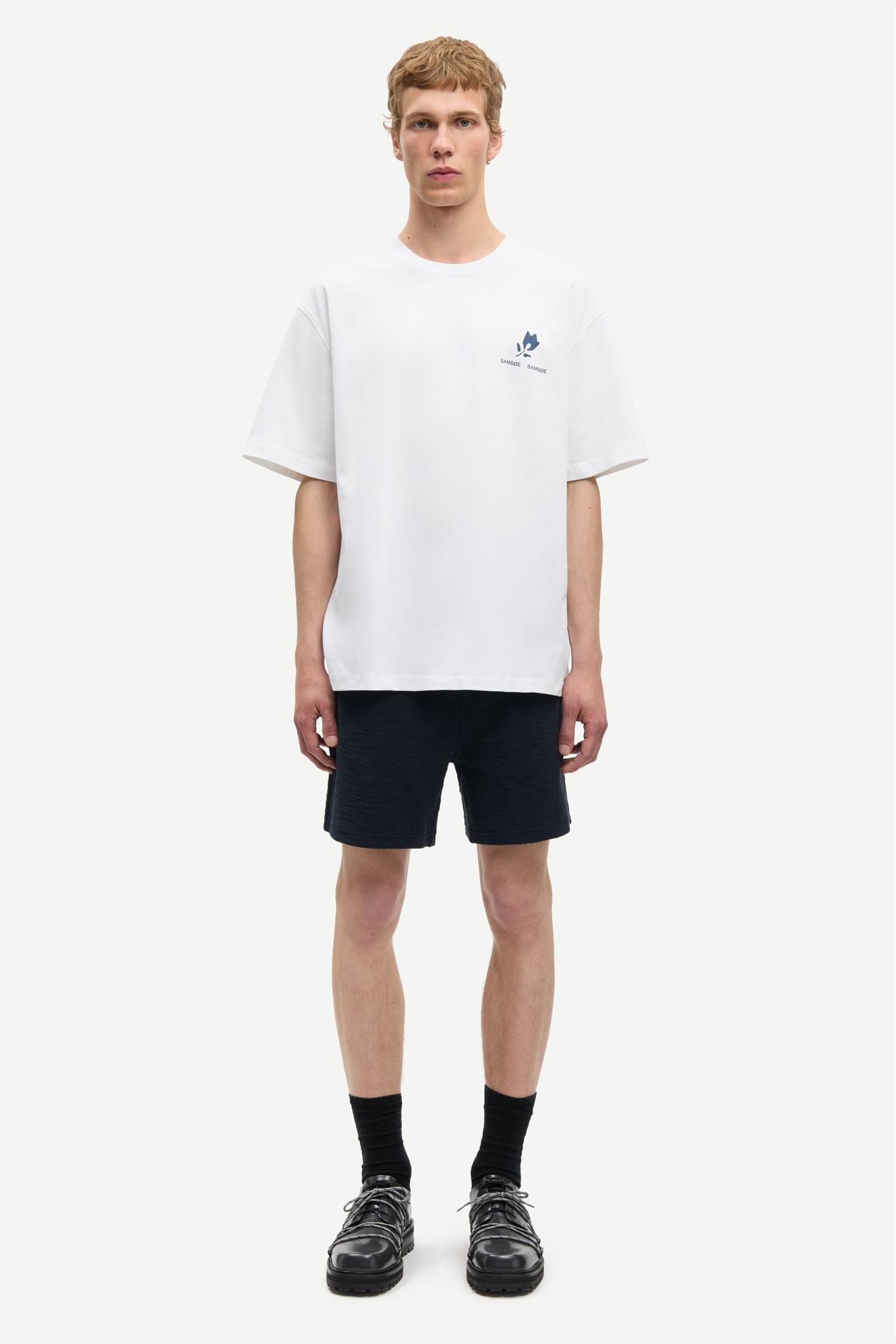 Sacohen T-Shirt 11725 Blue Stamp