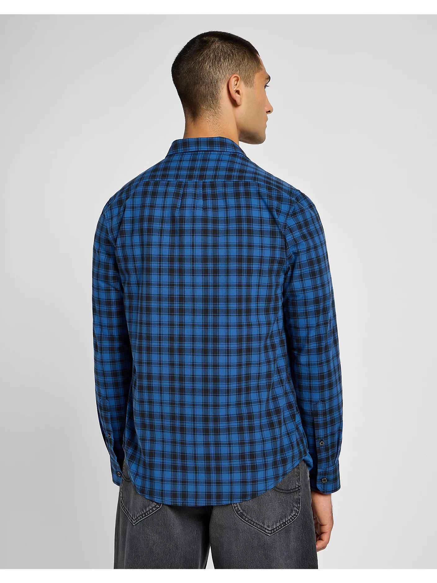 Lee Button Down Blue Blue