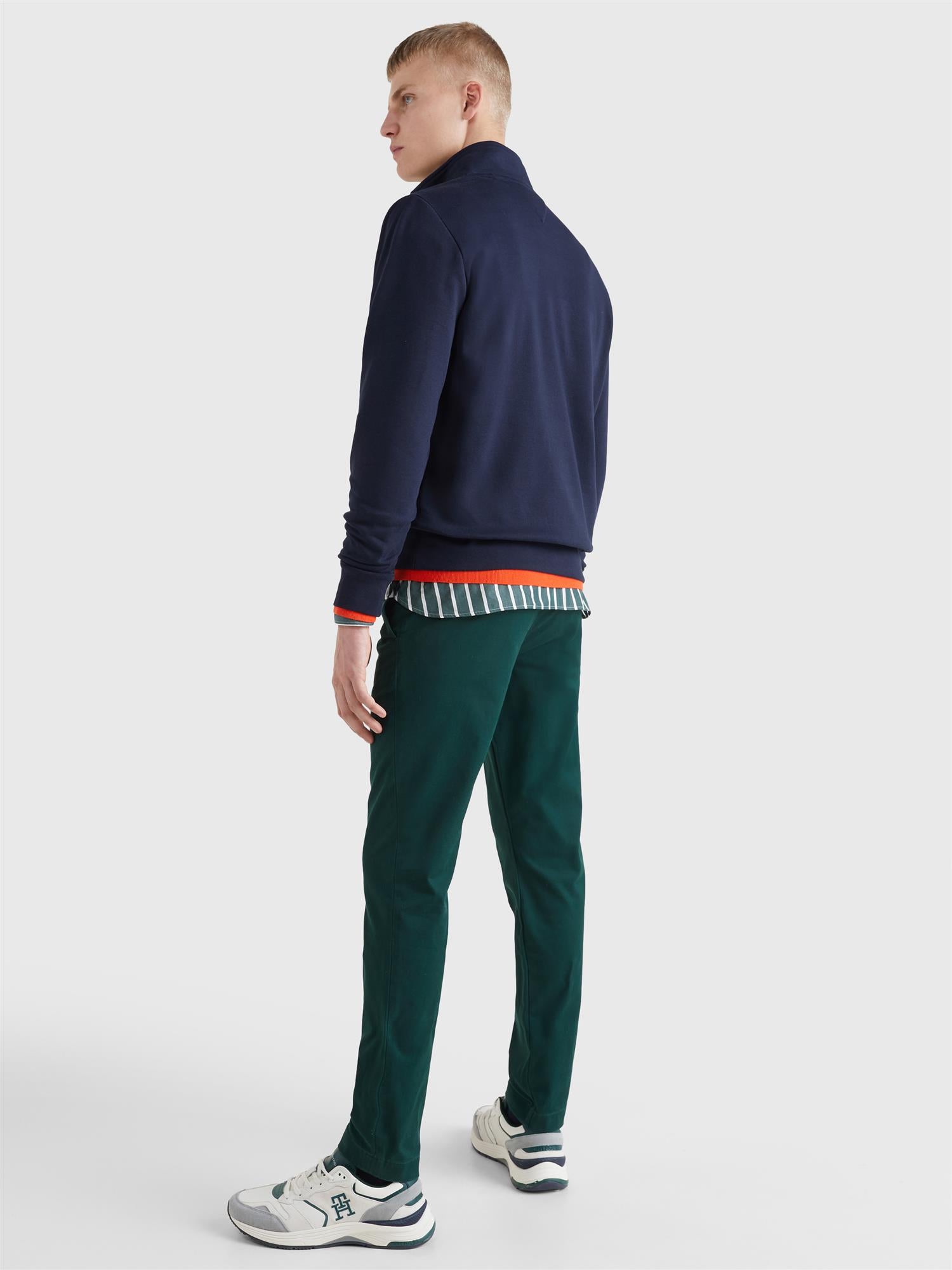 Tommy Logo Mockneck Desert Sky