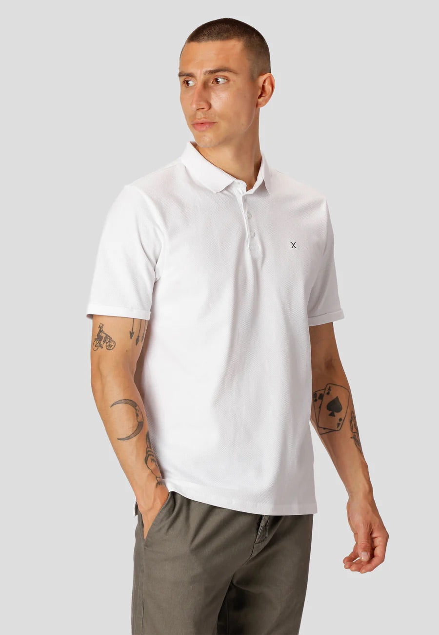 Silkeborg Stretch polo White