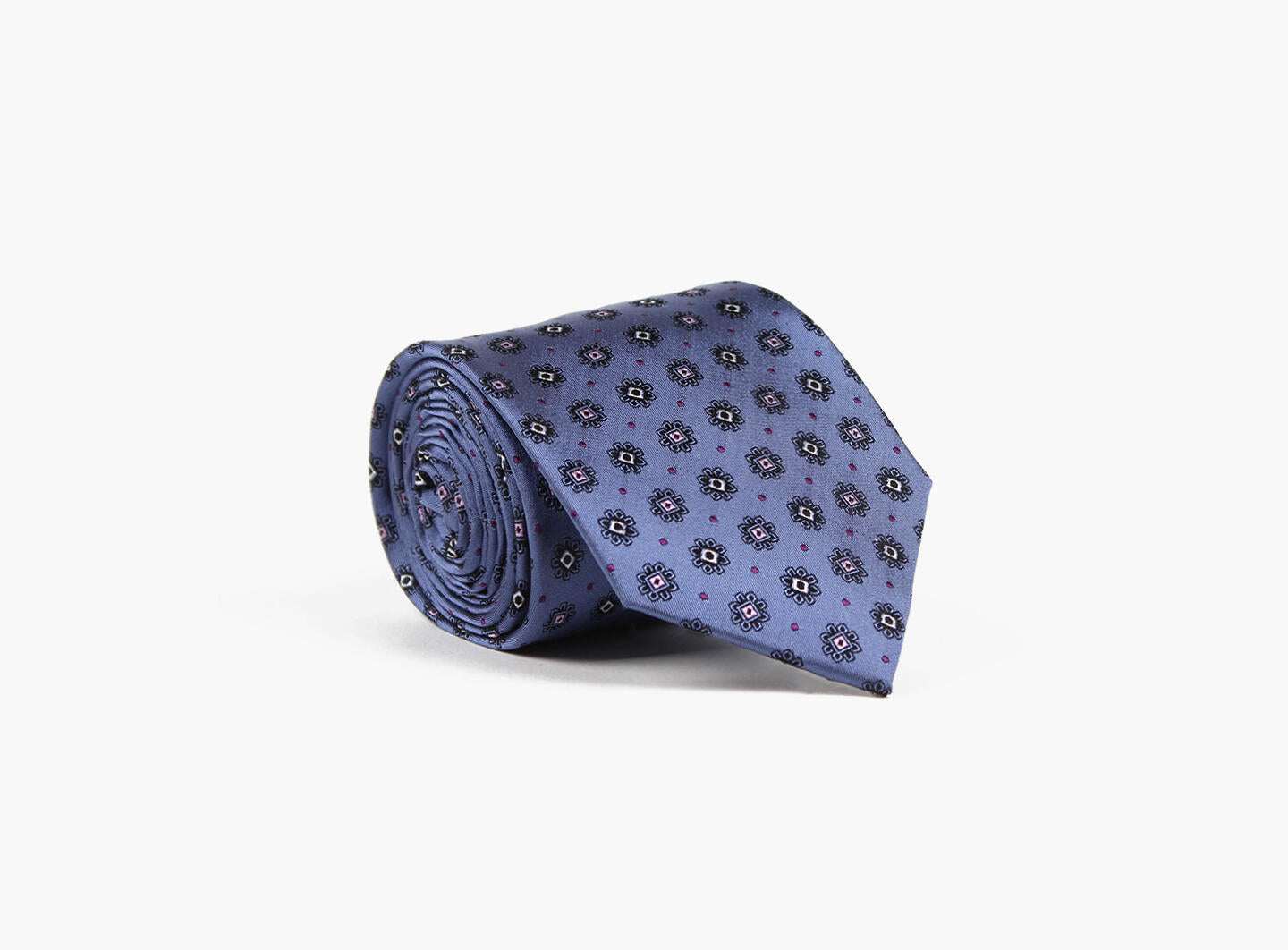 Montecrist Woven tie 7,6 cm Blå