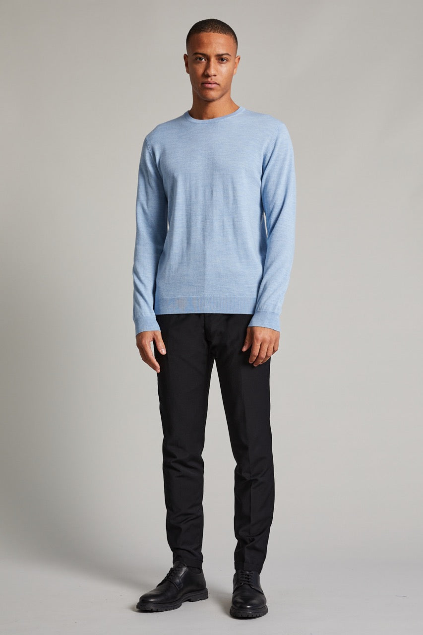 Margrate Merino Chambray Blue Melange