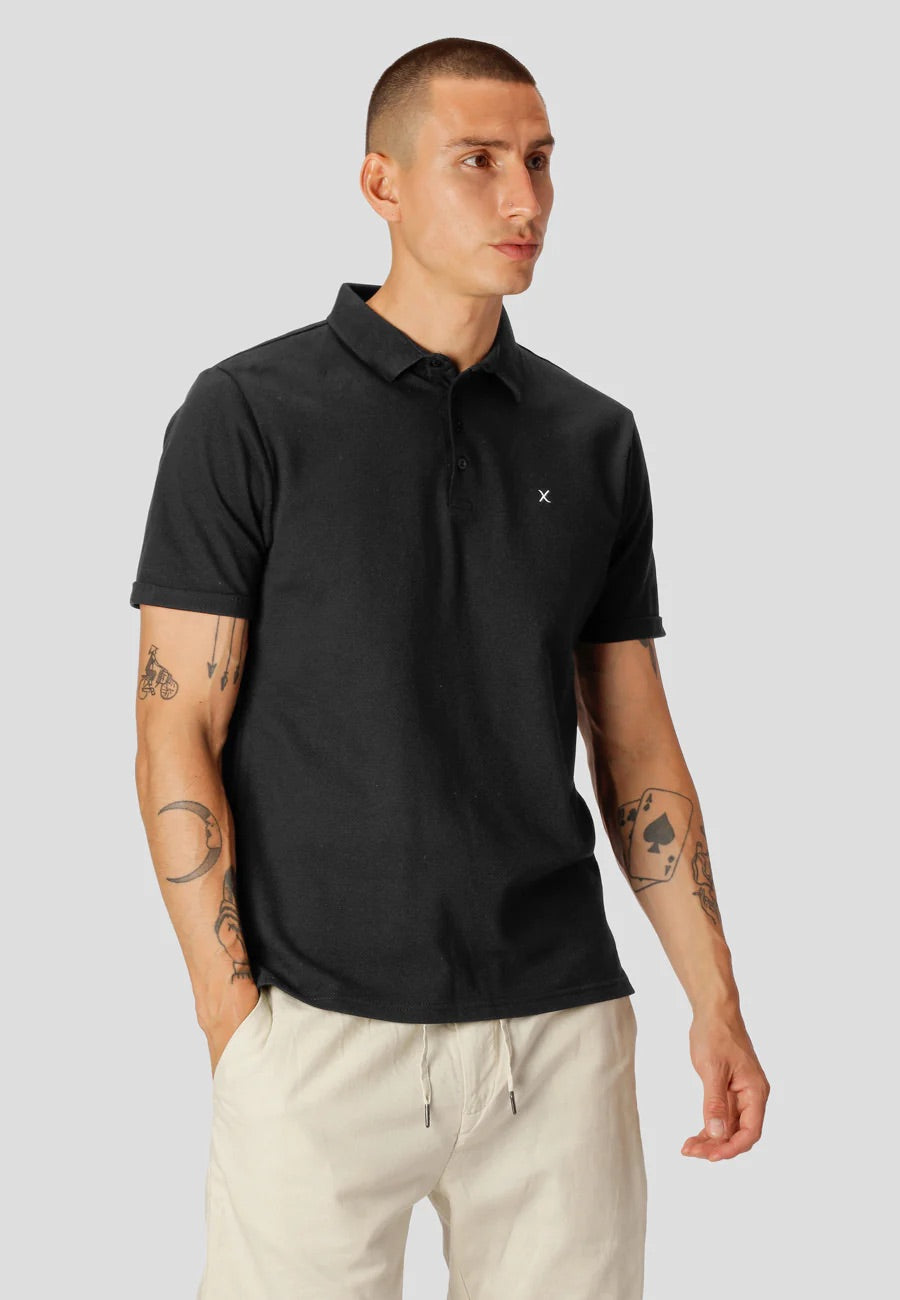 Silkeborg Stretch polo Black