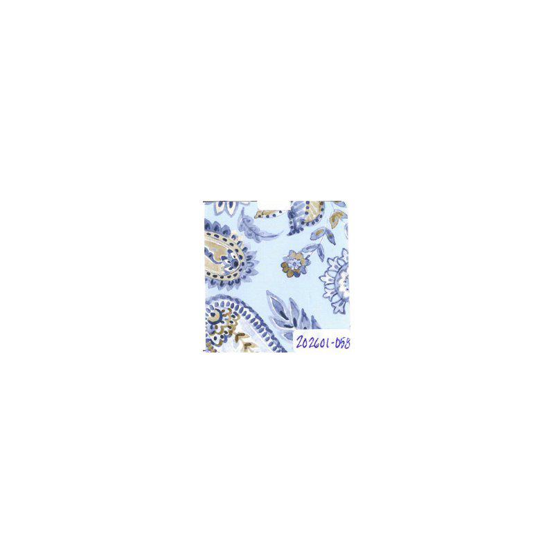 Slim Fit Skjorte – Paisleymønster 313 Light Blue Print