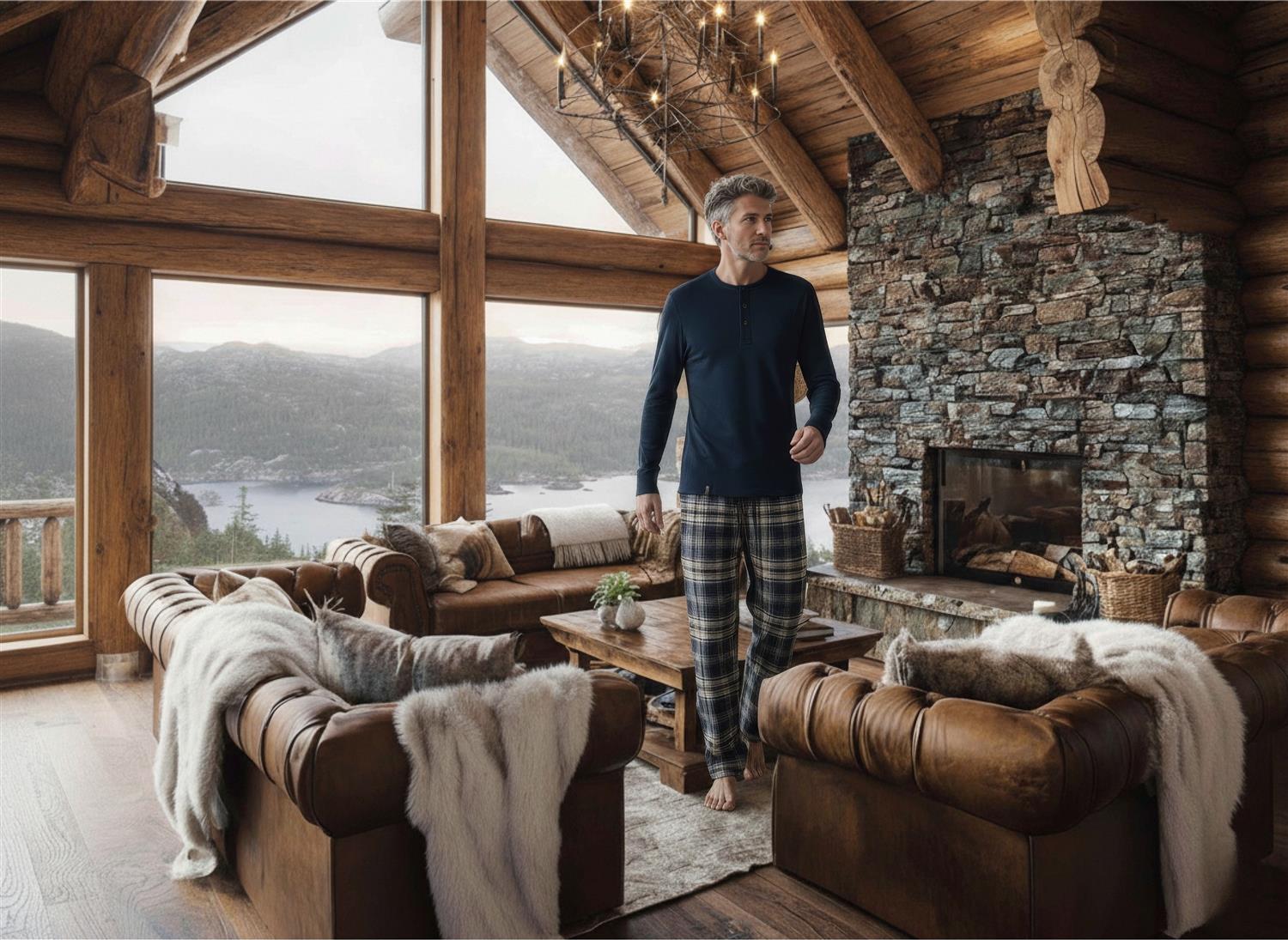 Homewear Pack Navy Beige