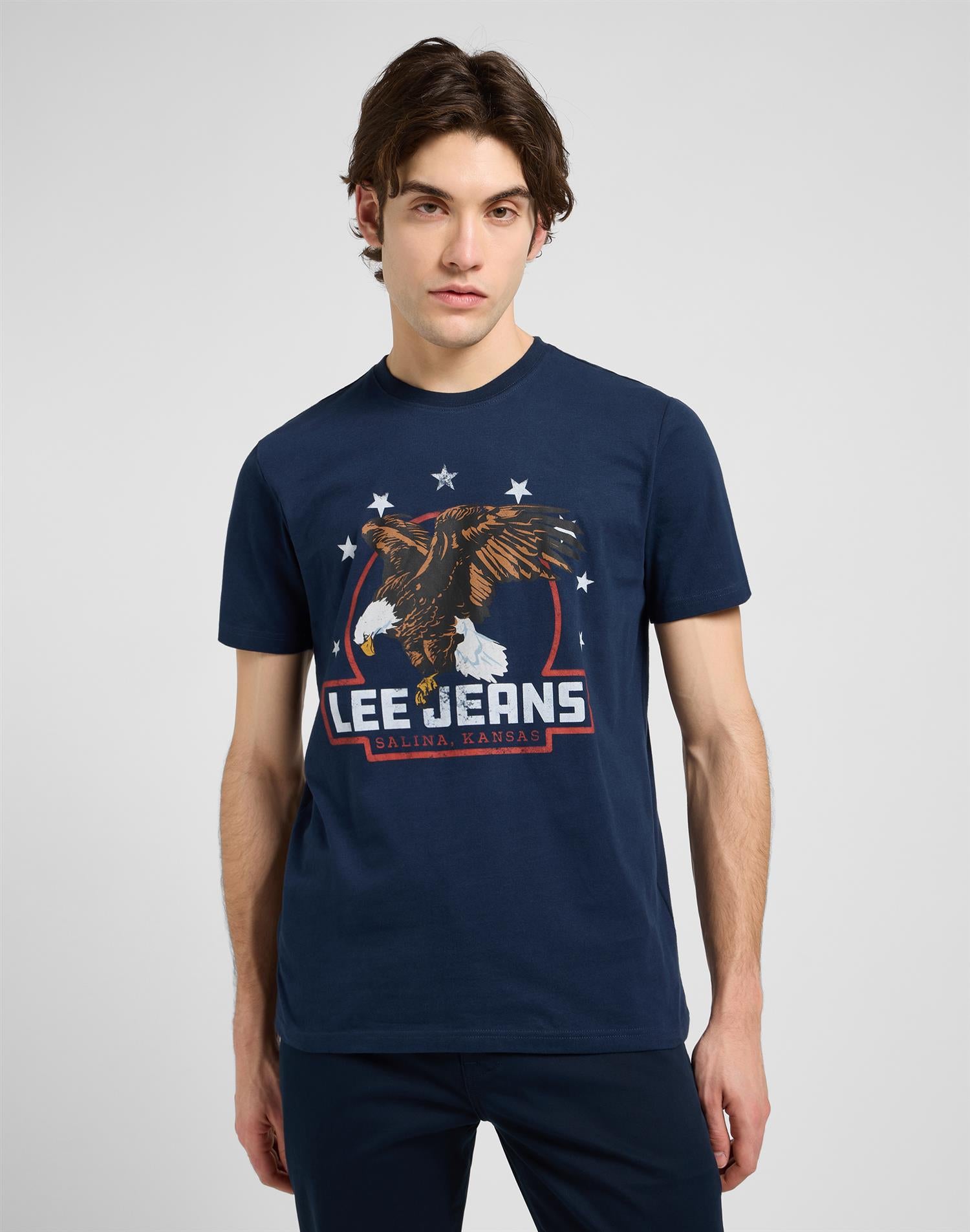 Essential Graphic Tee Rivet Navy