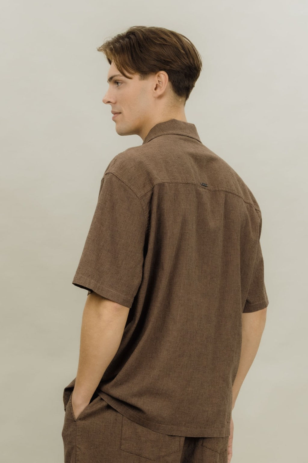 Gregorio Ss Shirt Brown