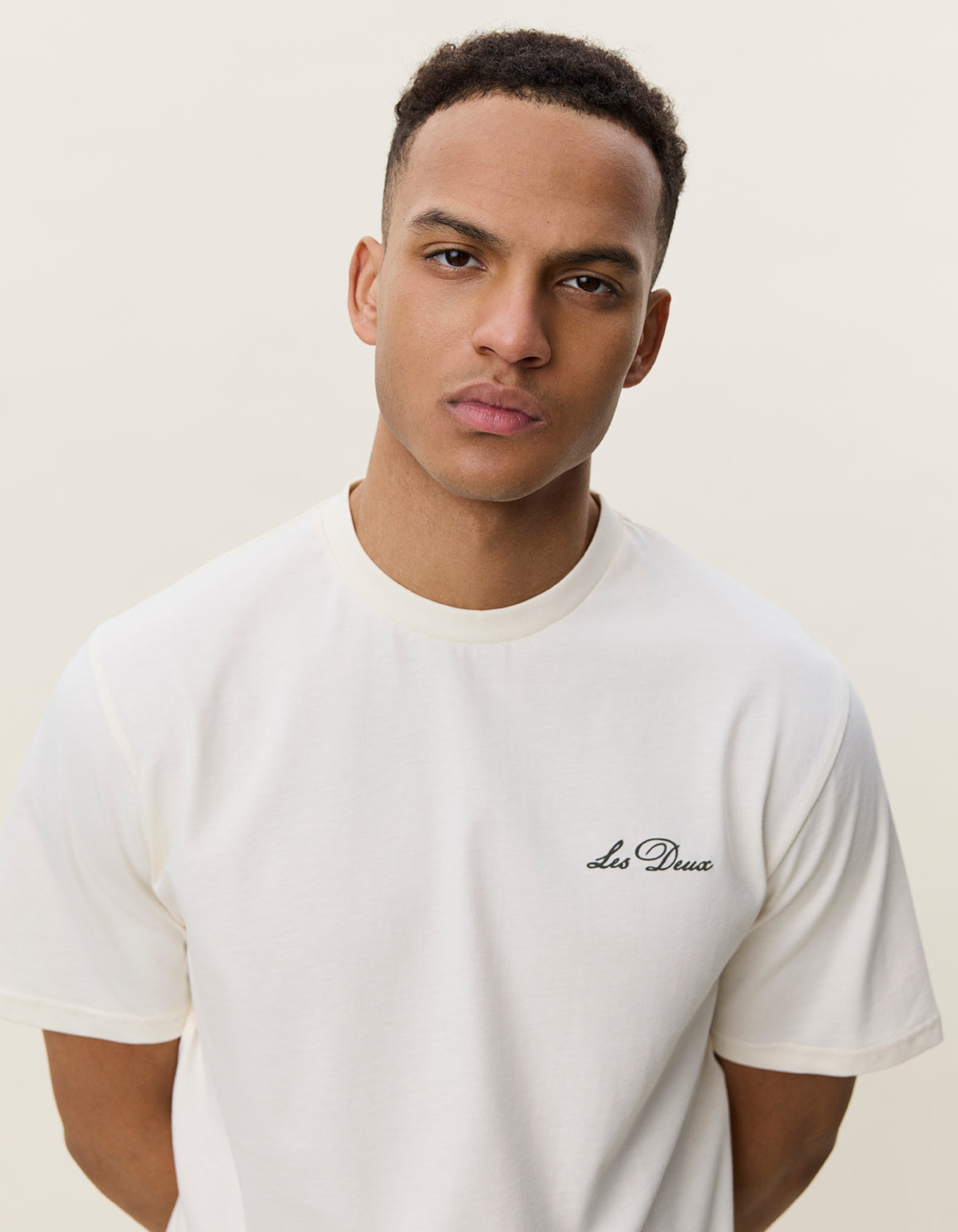 Signature Print T-Shirt Ivory