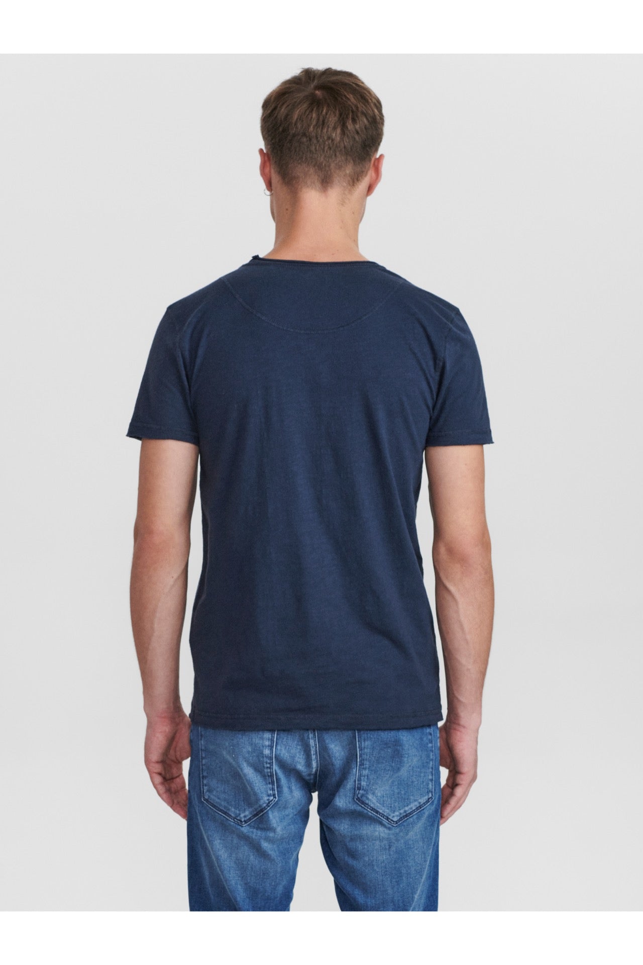 Konrad Slub Tee Navy