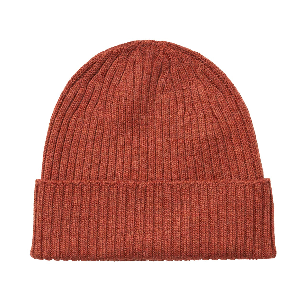 Beanie 100% merino wool 1818 Rust