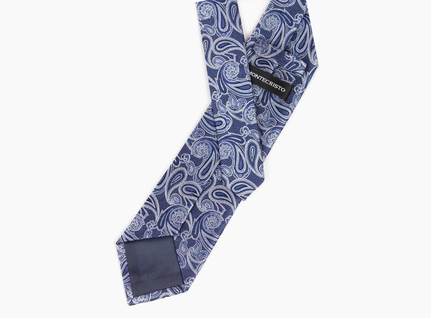 Montecristo Woven tie 7,6 cm Marine Blue