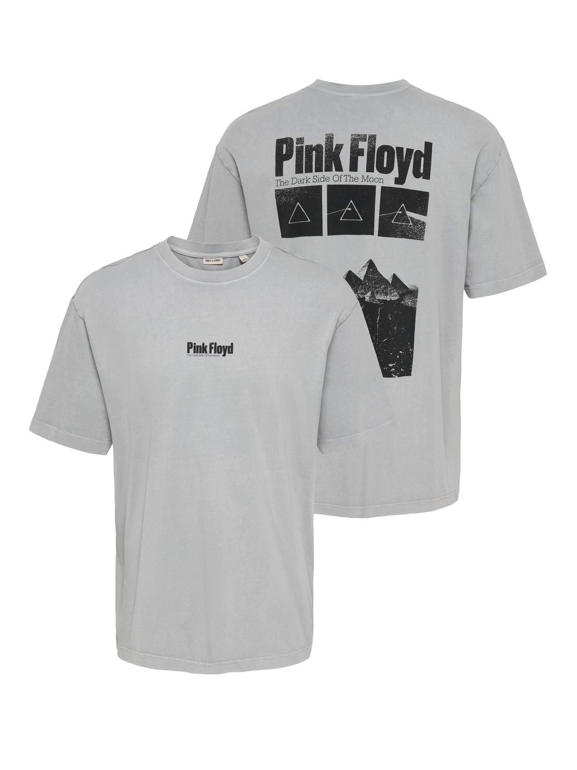 Onspink Floyd Life Rlx Ss Washed Lic Tee Ultimate Grey 3 Squares
