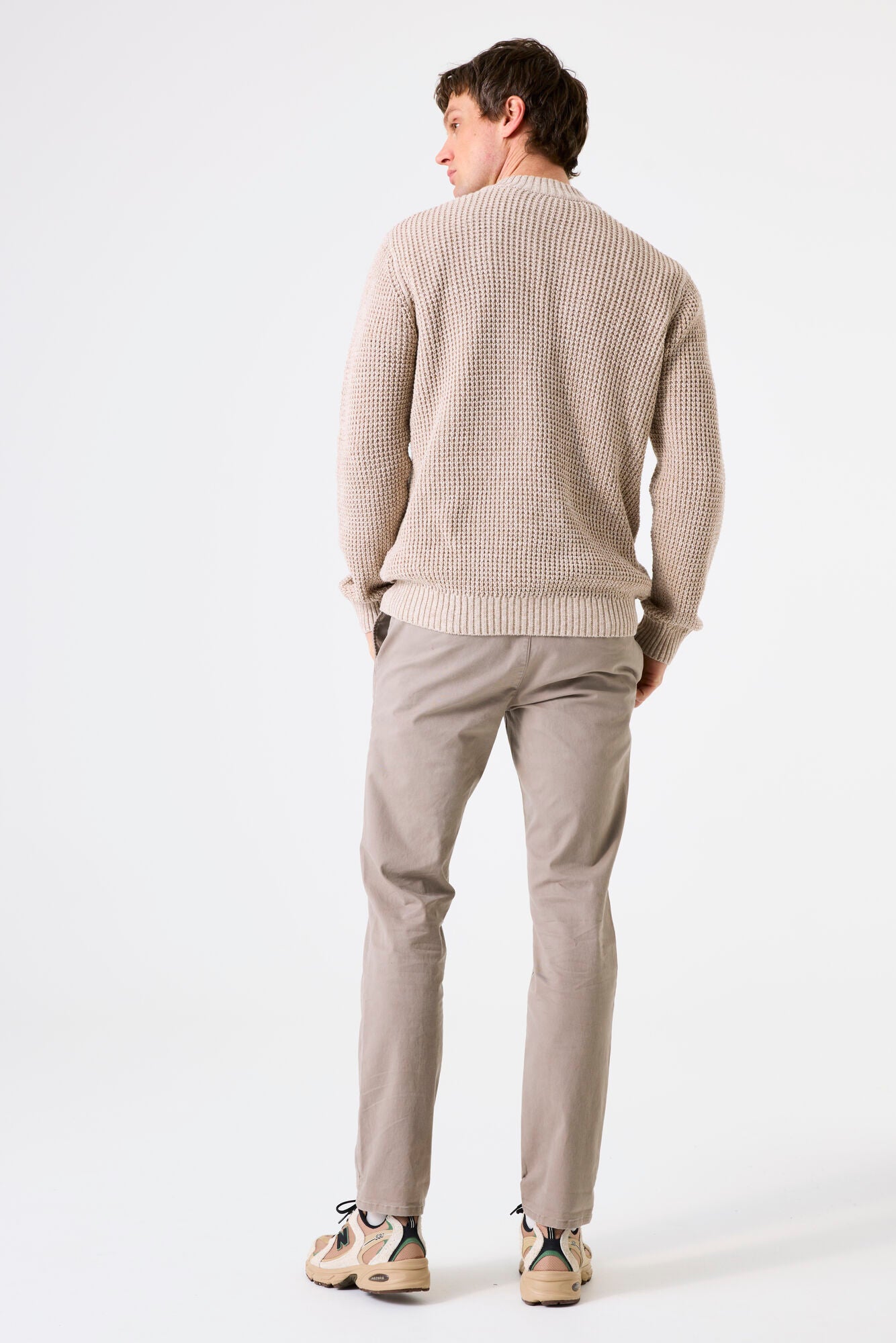 K51245 men´pullover Sand