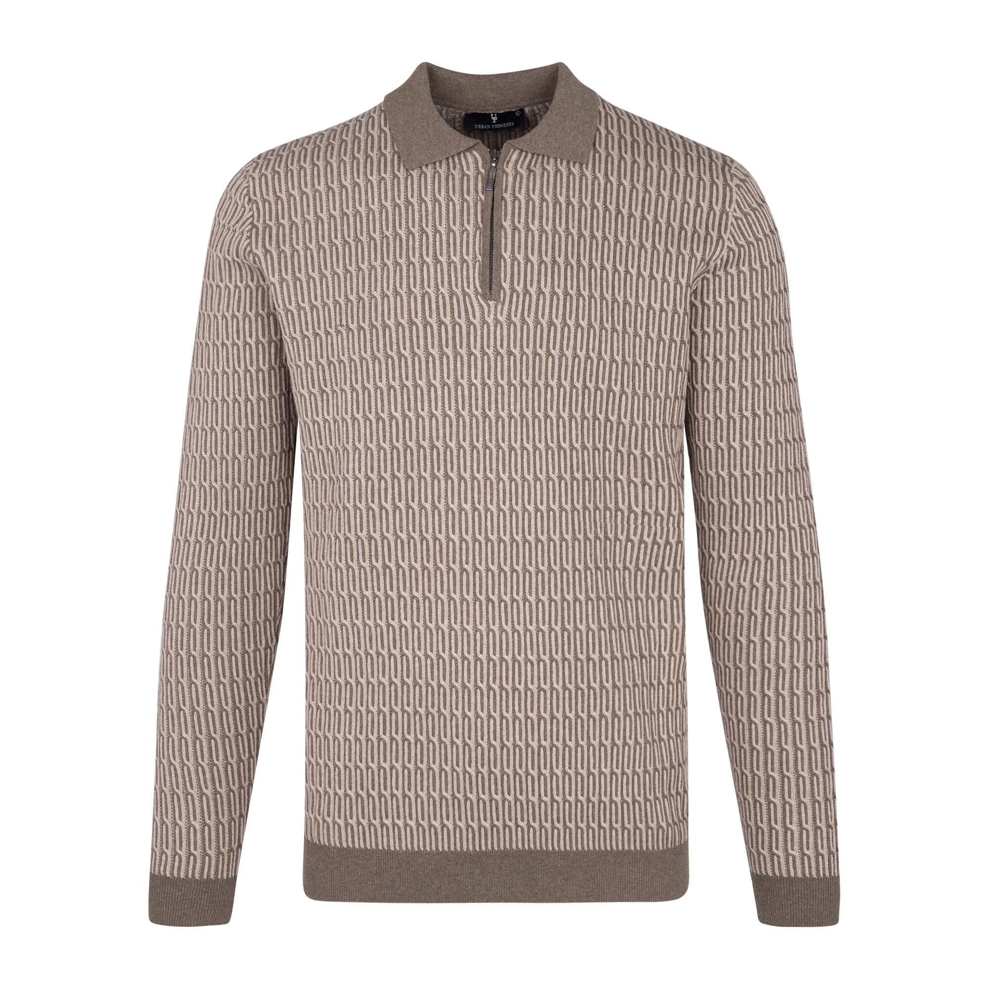 South Half-zip Brown