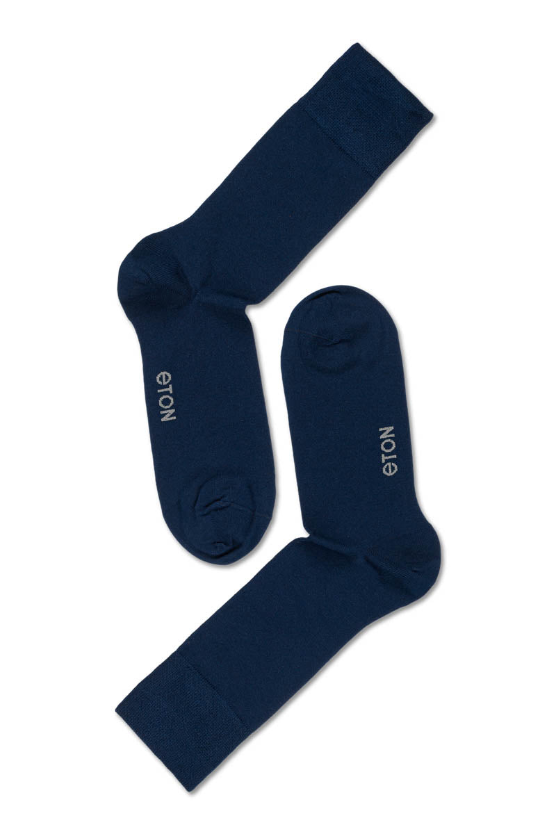 Eton Bamboo Socks Dark Blue