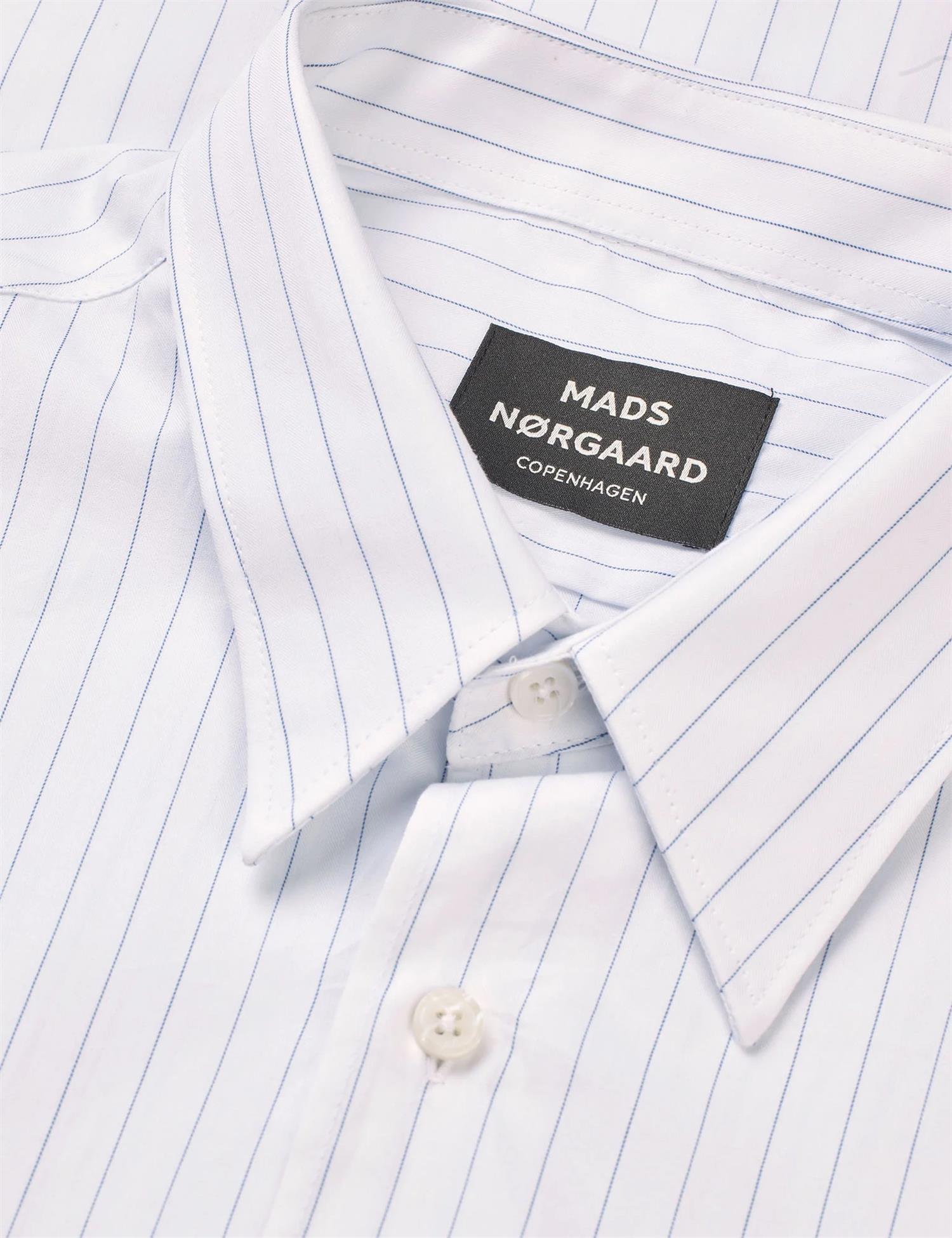 Cotton Soft Oscar shirt White Blue