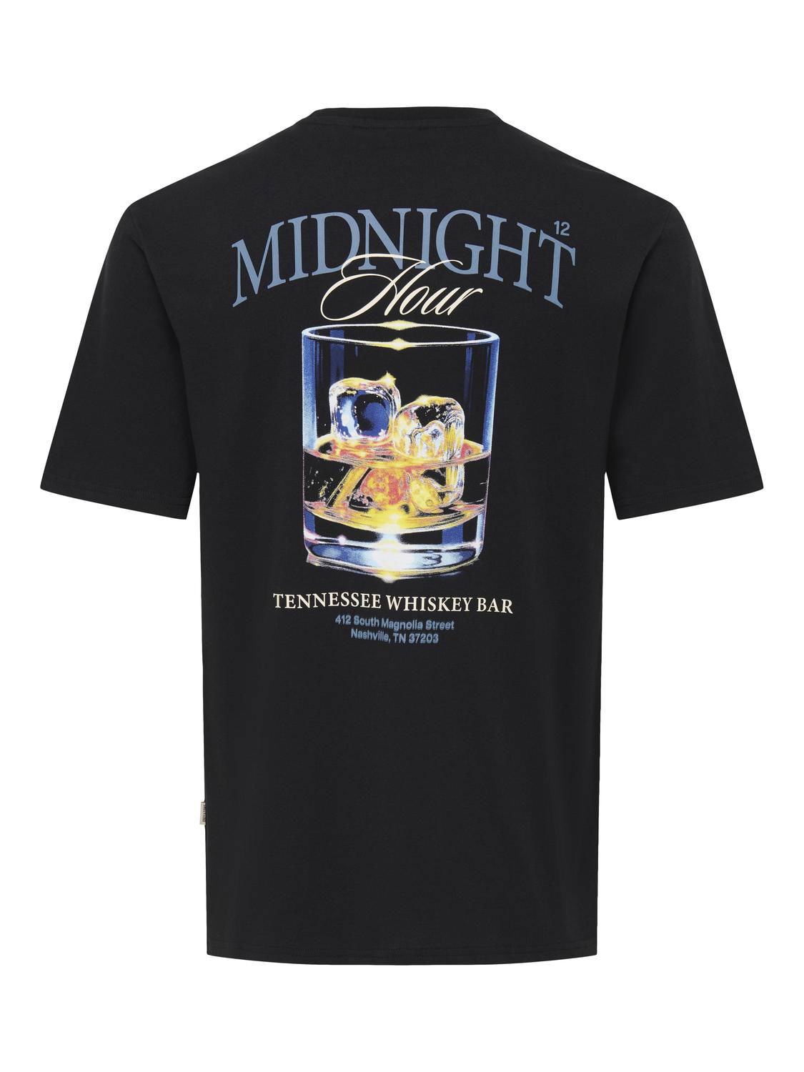 Onsfred Negroni Nights Ss Tee Black Midnight