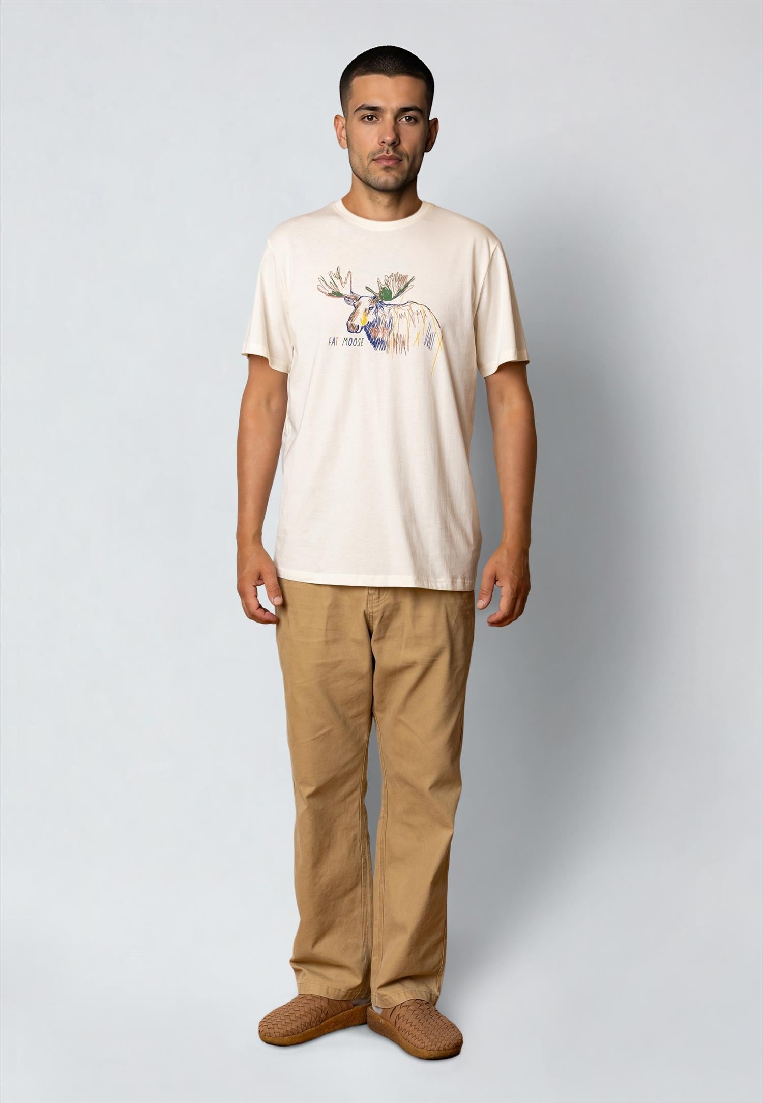 Moose T-Shirt Ecru