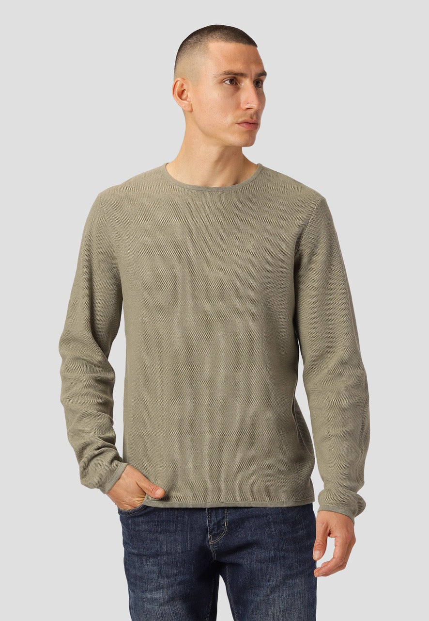 Lauritz Crew knit Dusty Green