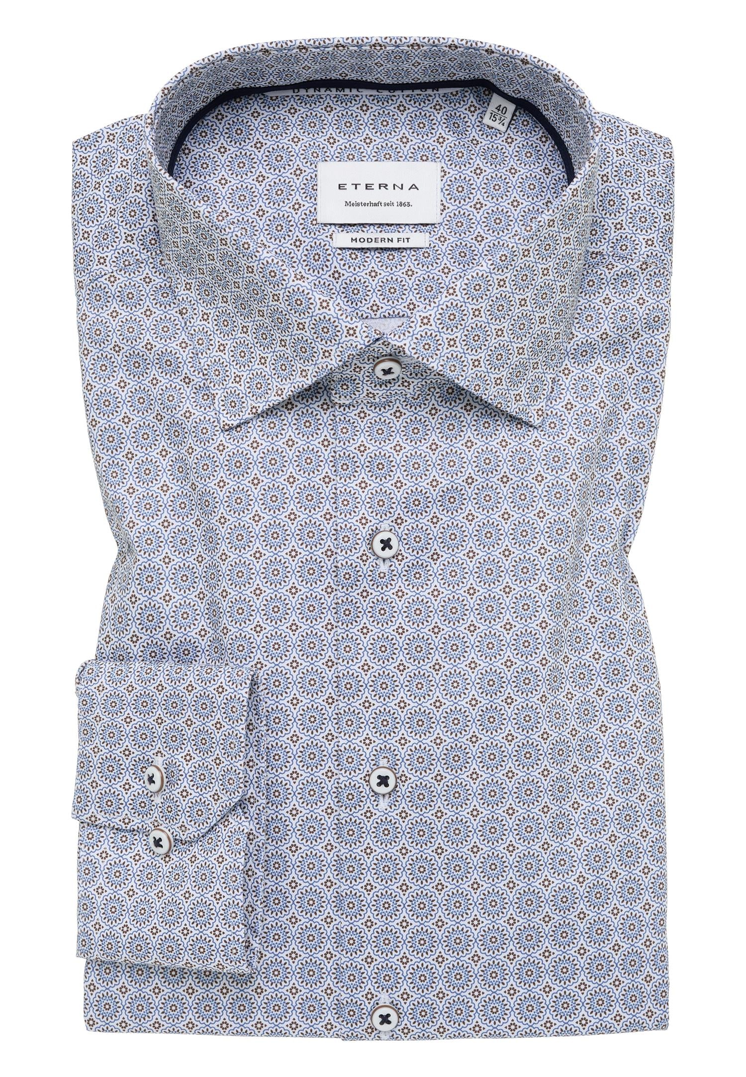 Shirt X18K modern fit Navy Mix