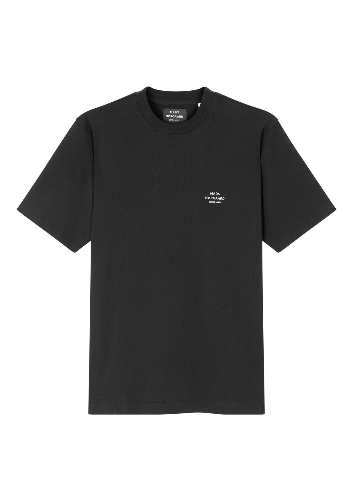 Cotton Jersey Frode Emb Logo Tee Black