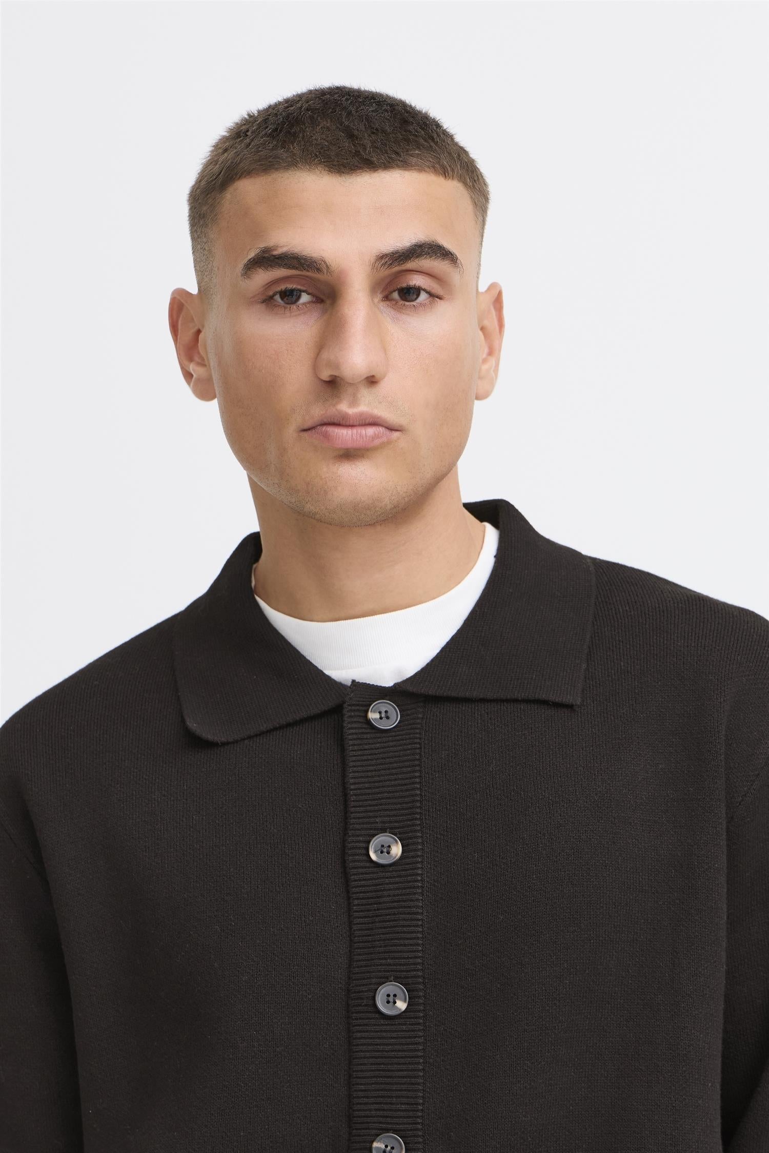 Sdryker Cardigan True Black