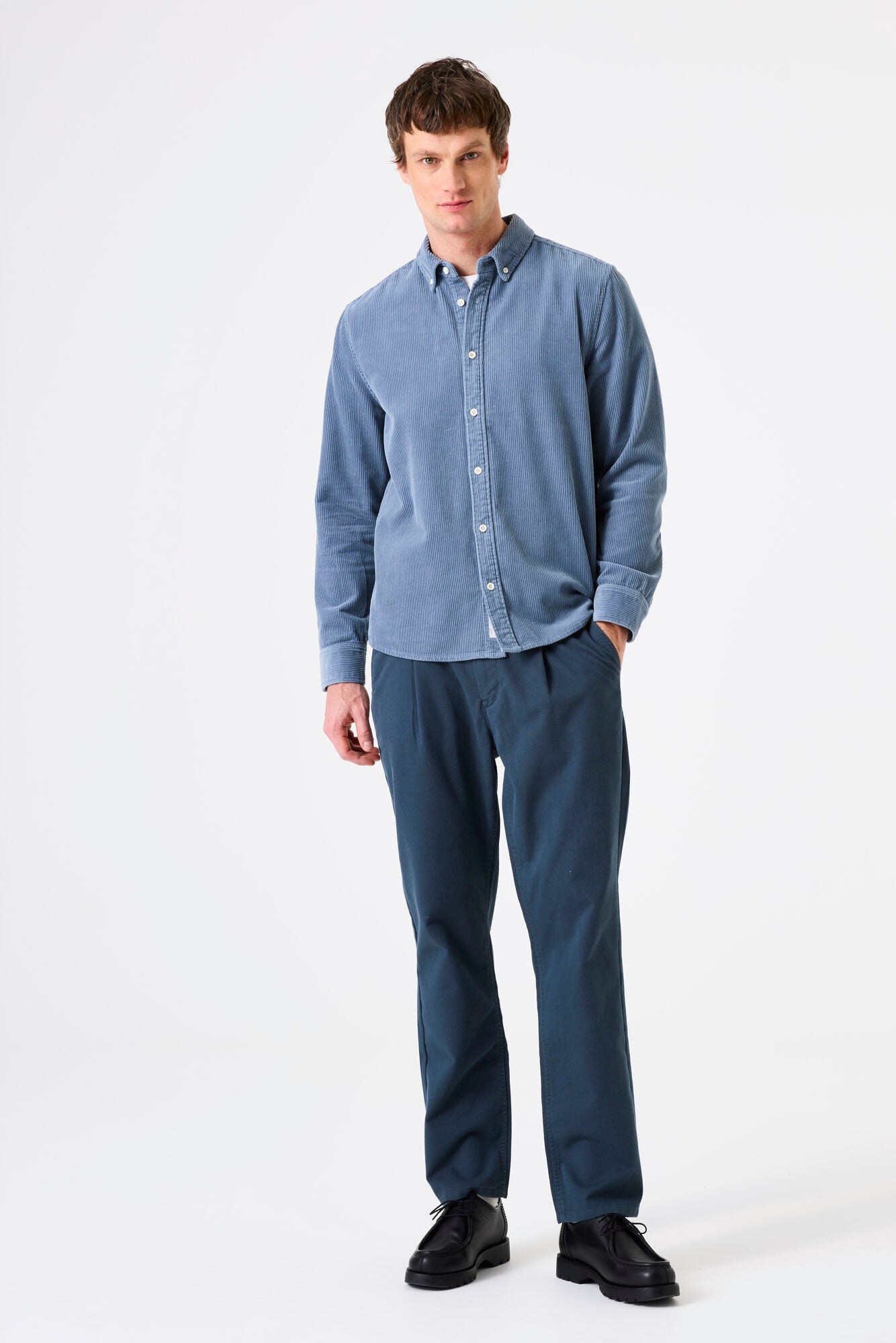 J51100 men´s overshirt Stone Blue