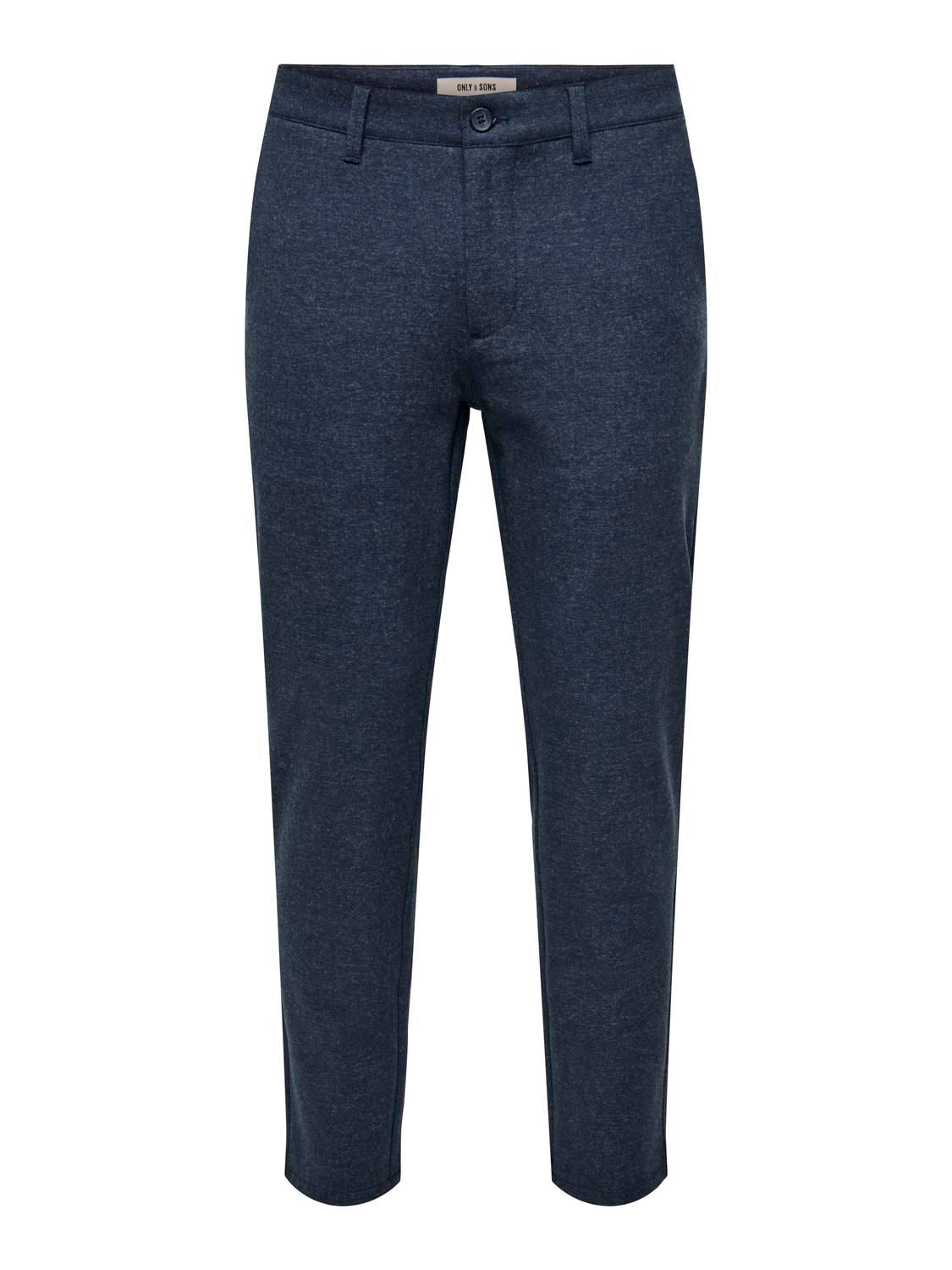 Onsmark Slim Brush Pique 0353 Pants Noos Blue Nights