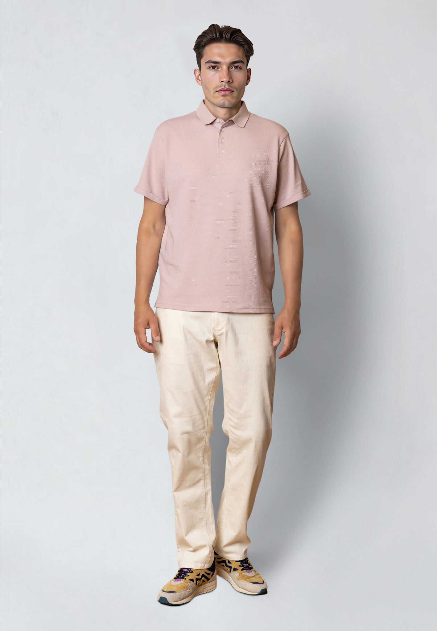 Silkeborg Stretch Polo Violet Ice