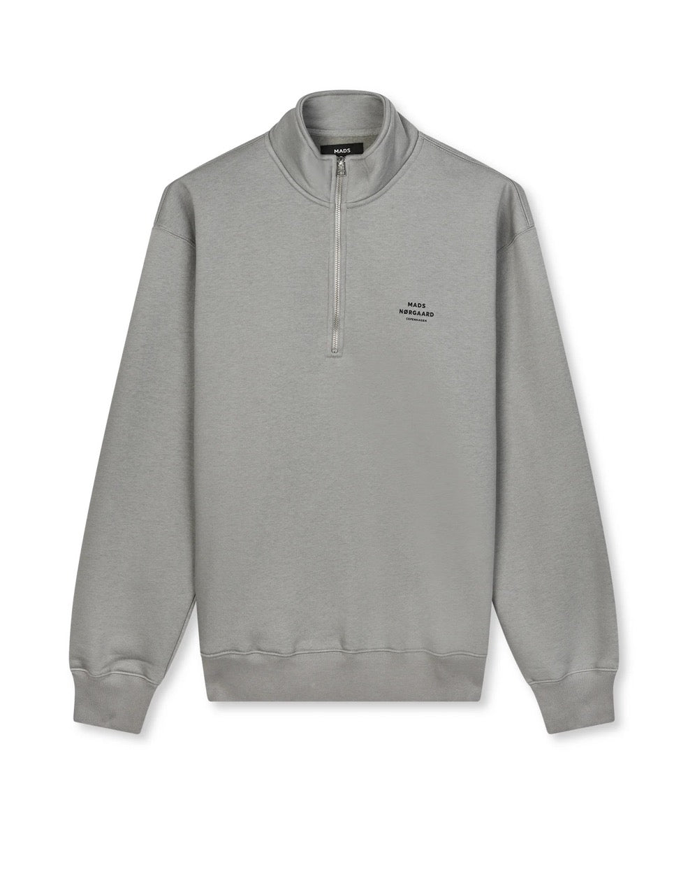 Standard half zip logo sweat Moon Mist