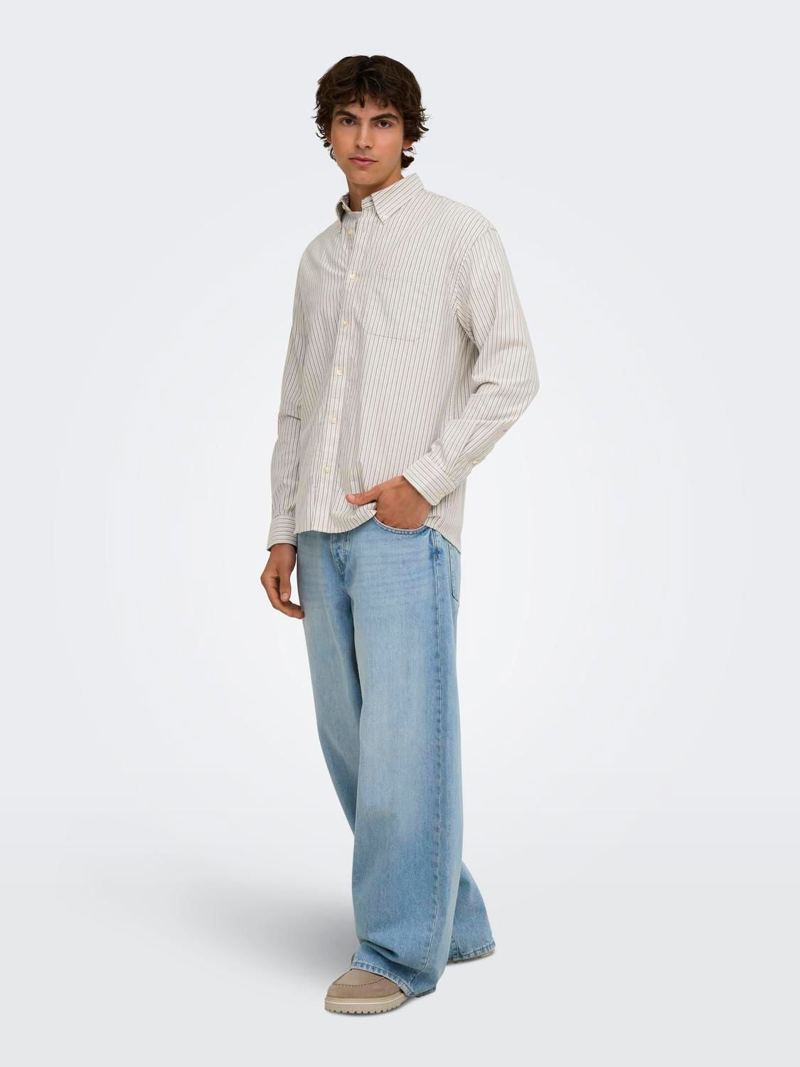 Onsoxford Ls Shirt Frml Noos Walnut .