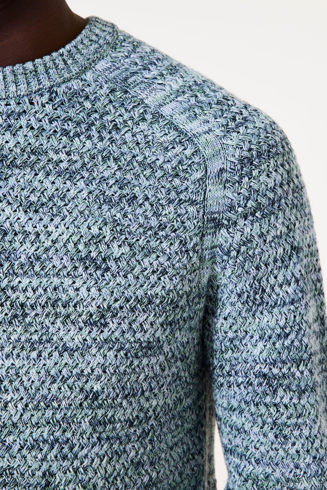 I51243 men´s pullover Frosted Green