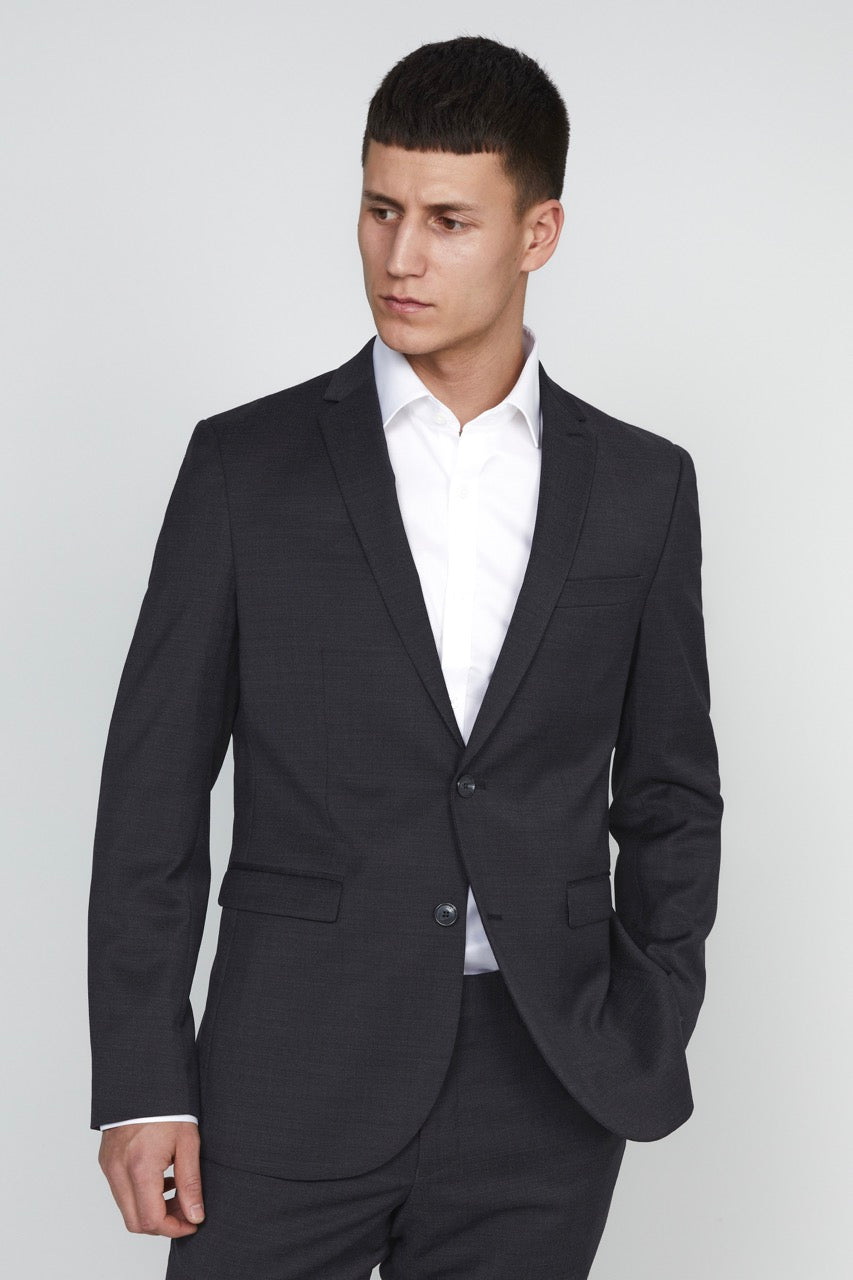 George F Stretch Suit Blazer Forged Iron