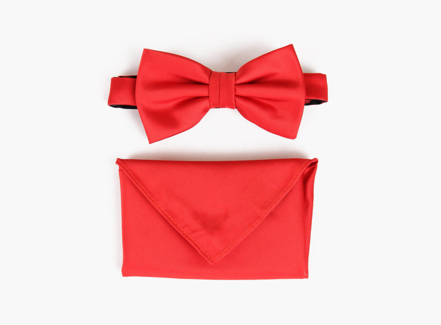 Sløyfe bowtie w/handky 45 Red