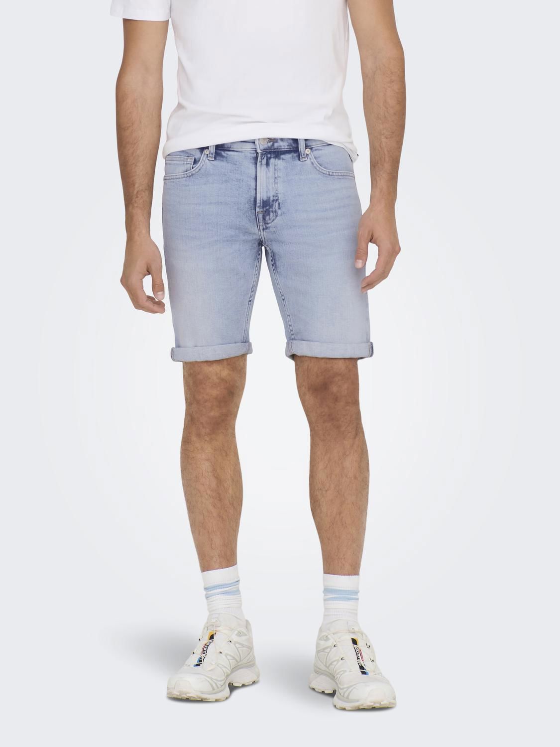 Onsply Lb 5189 Tai Dnm Shorts Noos Light Blue Denim