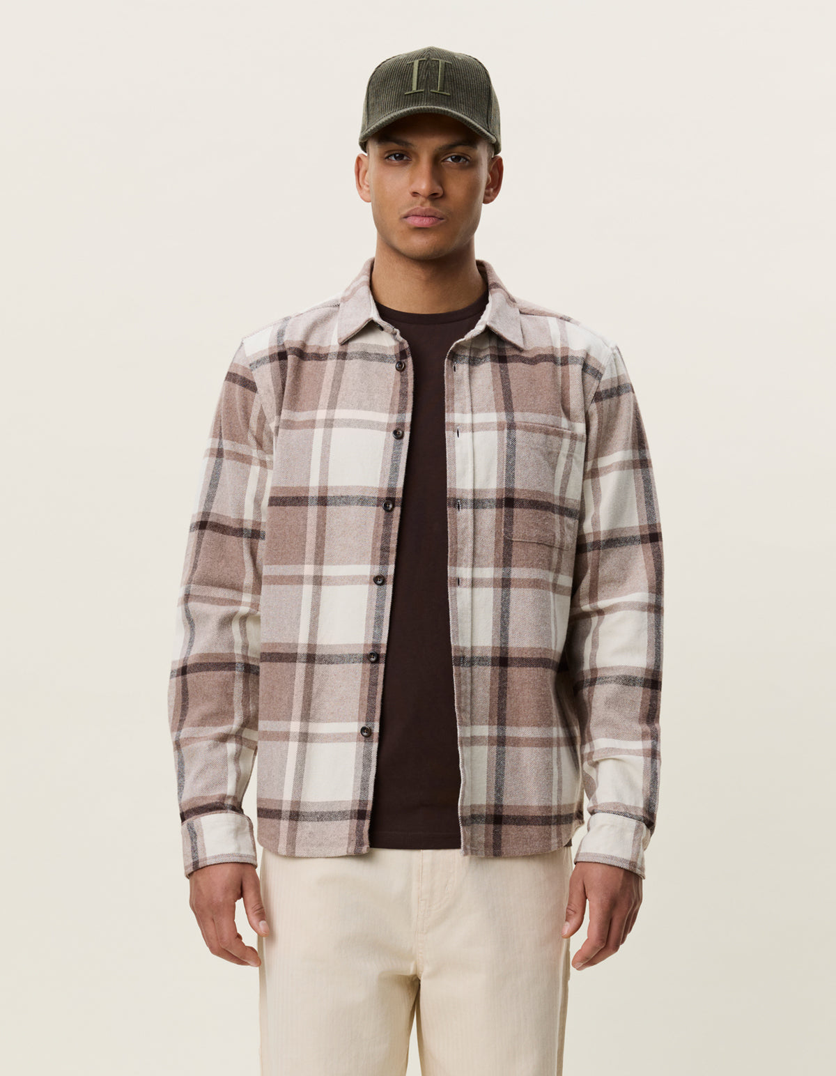 Check Flannel Shirt Caribou