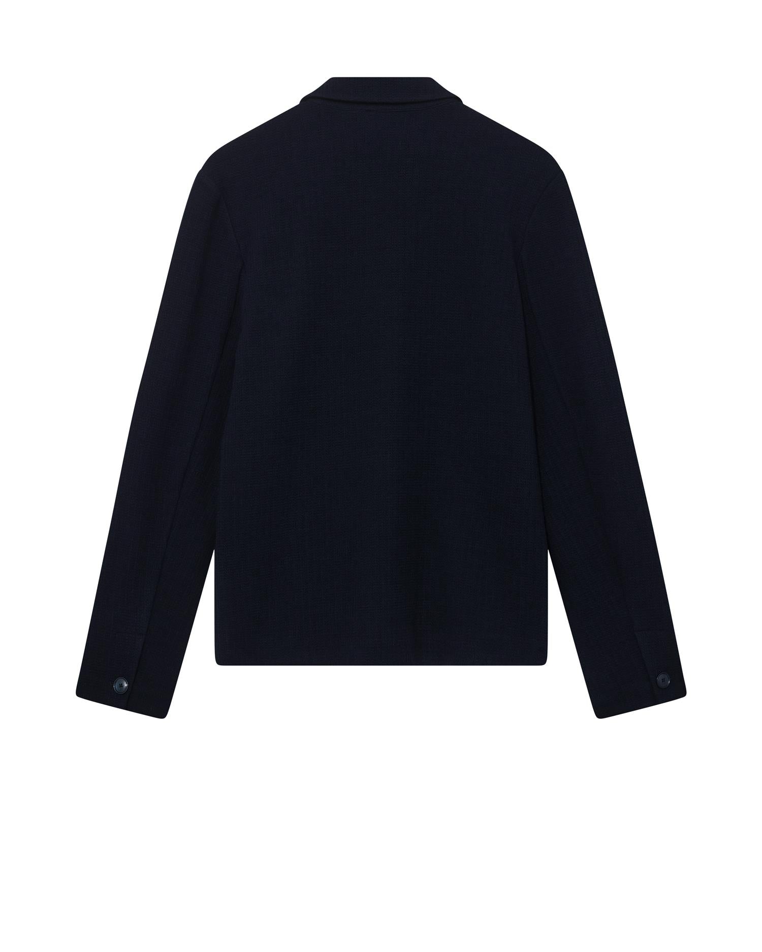 MMGAustin knit overshirt Navy