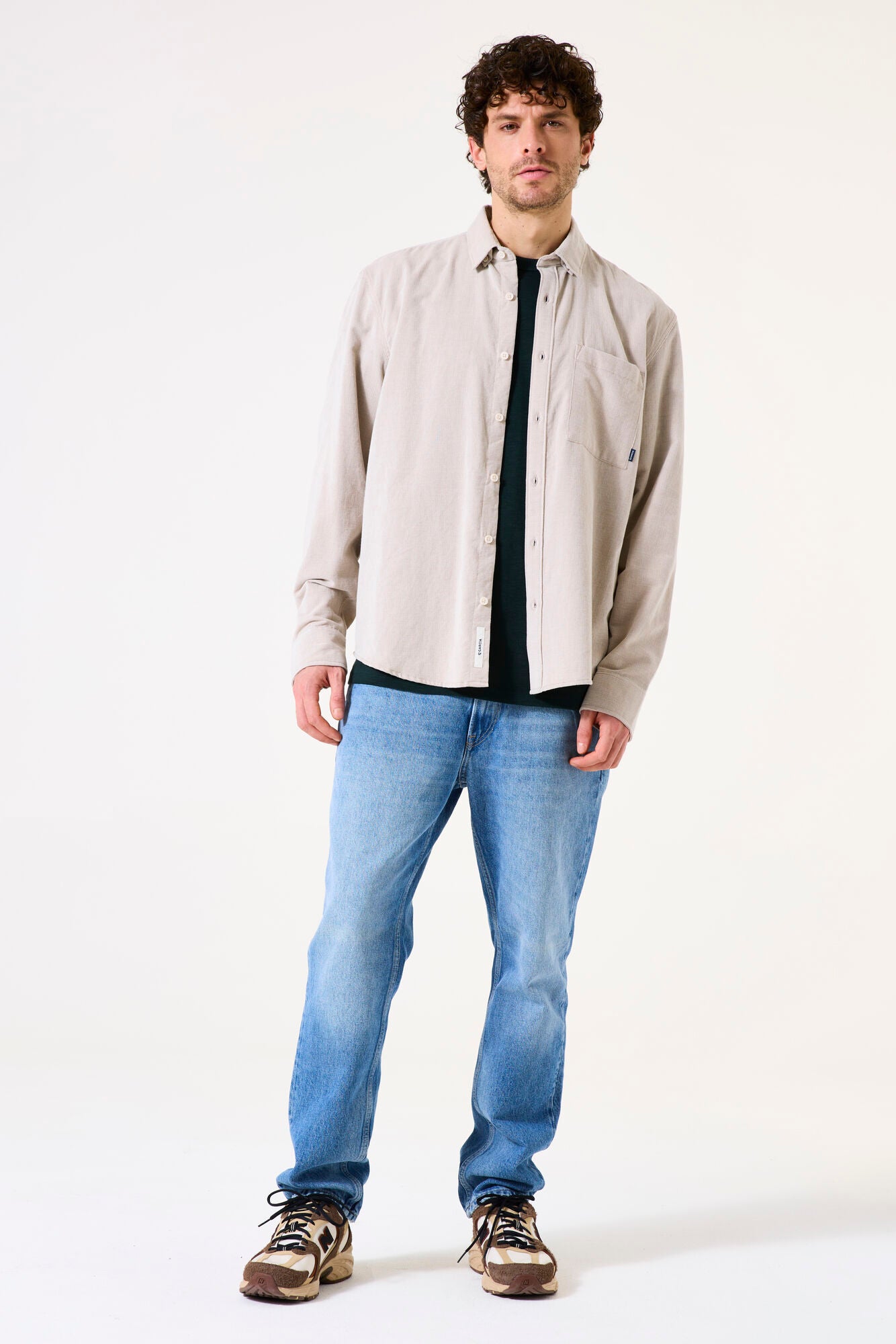 I51283 men´s shirt LS Sand
