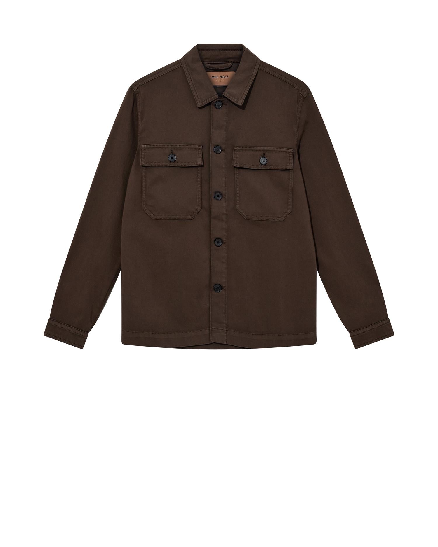 MMGMatteo Soft Overshirt Chocolate Brown